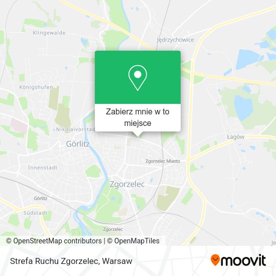 Mapa Strefa Ruchu Zgorzelec