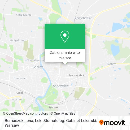 Mapa Bernaszuk Ilona, Lek. Stomatolog. Gabinet Lekarski
