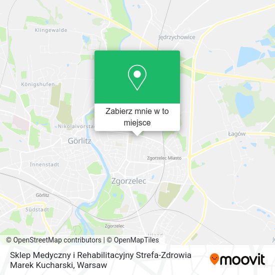 Mapa Sklep Medyczny i Rehabilitacyjny Strefa-Zdrowia Marek Kucharski