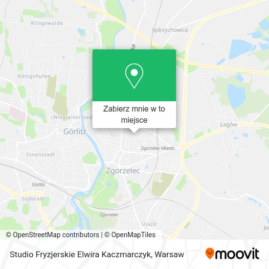 Mapa Studio Fryzjerskie Elwira Kaczmarczyk