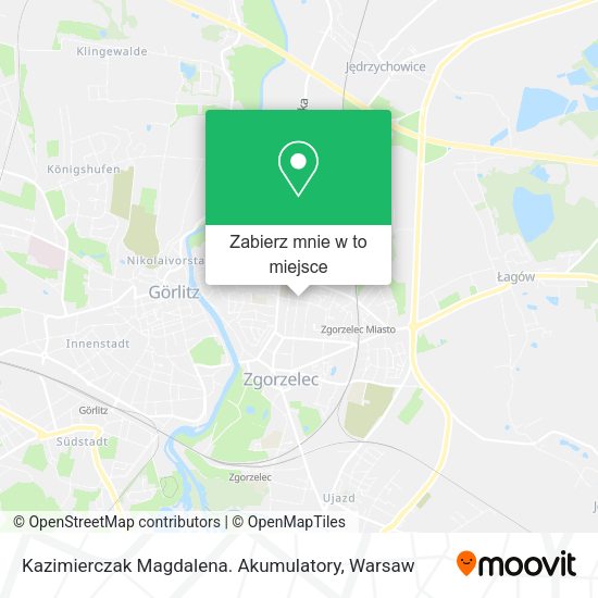 Mapa Kazimierczak Magdalena. Akumulatory