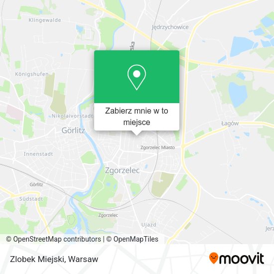 Mapa Zlobek Miejski