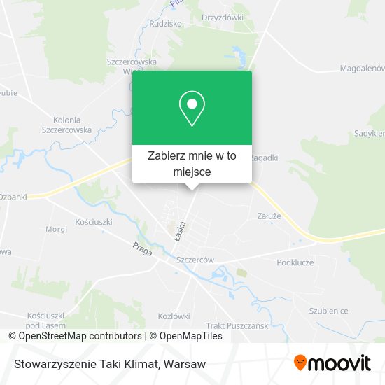 Mapa Stowarzyszenie Taki Klimat