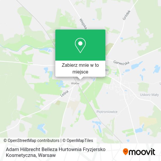 Mapa Adam Hilbrecht Belleza Hurtownia Fryzjersko Kosmetyczna