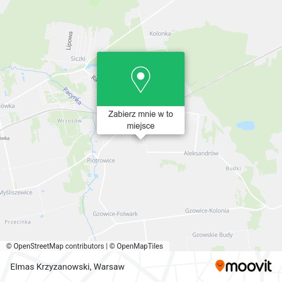 Mapa Elmas Krzyzanowski