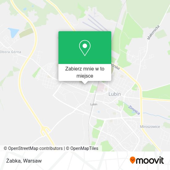 Mapa Żabka