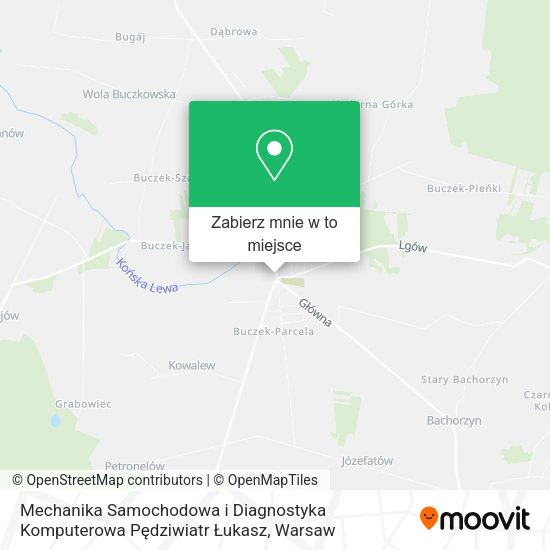 Mapa Mechanika Samochodowa i Diagnostyka Komputerowa Pędziwiatr Łukasz