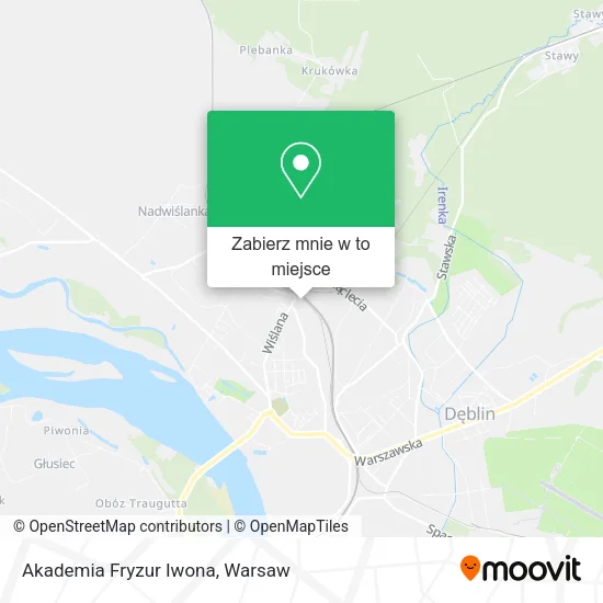 Mapa Akademia Fryzur Iwona