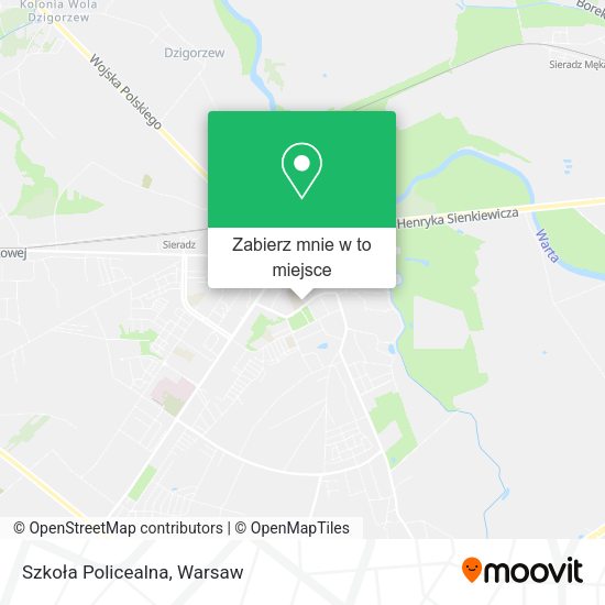 Mapa Szkoła Policealna