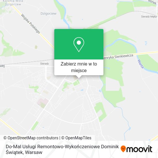 Mapa Do-Mal Usługi Remontowo-Wykończeniowe Dominik Świątek