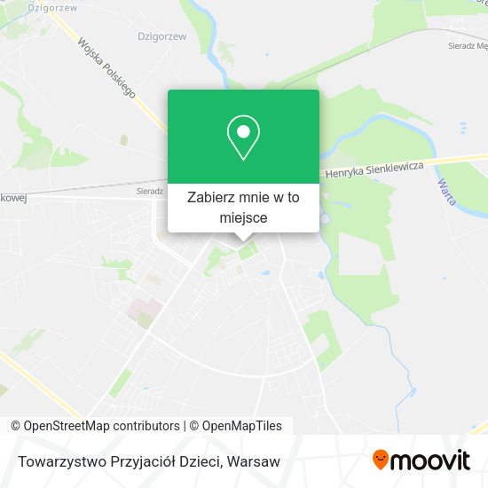 Mapa Towarzystwo Przyjaciół Dzieci