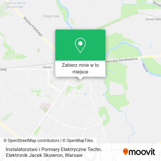 Mapa Instalatorstwo i Pomiary Elektryczne Techn. Elektronik Jacek Skowron