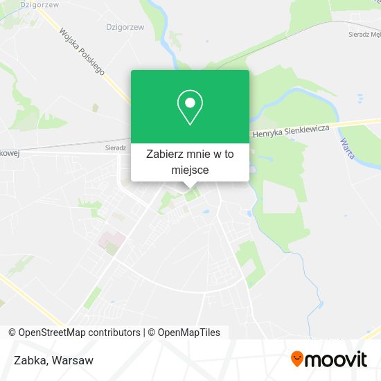 Mapa Zabka