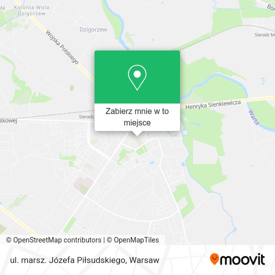 Mapa ul. marsz. Józefa Piłsudskiego