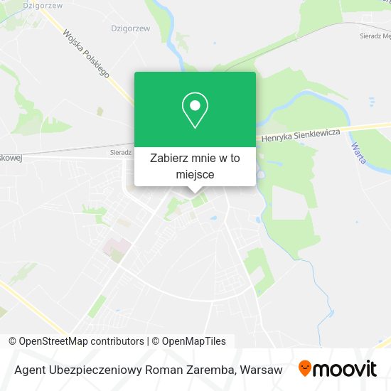 Mapa Agent Ubezpieczeniowy Roman Zaremba