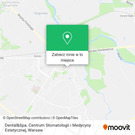 Mapa Dental&Spa. Centrum Stomatologii i Medycyny Estetycznej