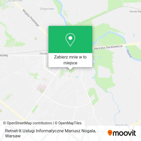 Mapa Retnet-It Usługi Informatyczne Mariusz Nogala