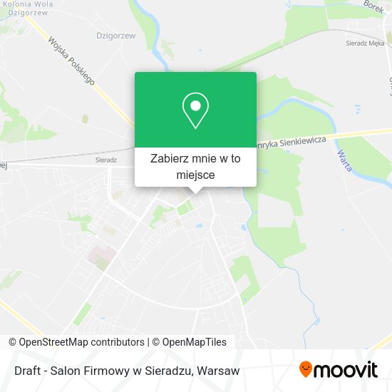 Mapa Draft - Salon Firmowy w Sieradzu