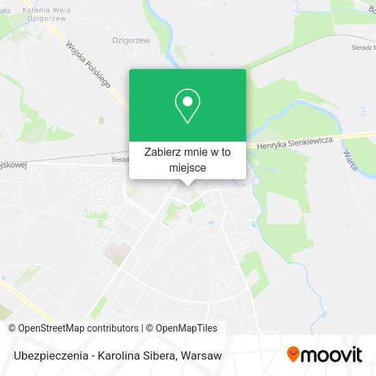 Mapa Ubezpieczenia - Karolina Sibera