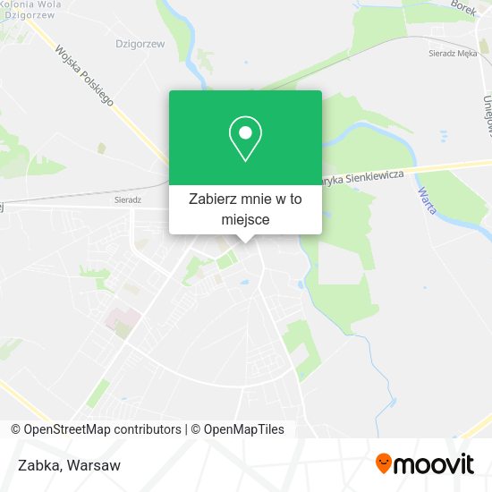 Mapa Zabka