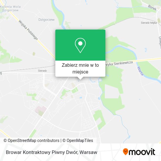 Mapa Browar Kontraktowy Piwny Dwór