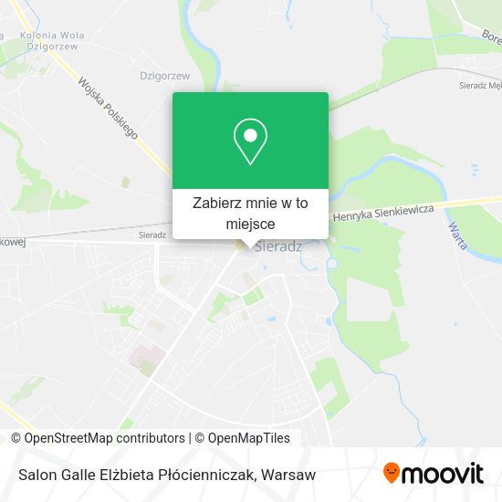 Mapa Salon Galle Elżbieta Płócienniczak