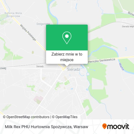 Mapa Milk Rex PHU Hurtownia Spożywcza