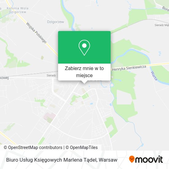 Mapa Biuro Usług Księgowych Marlena Tądel