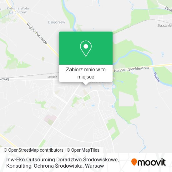 Mapa Inw-Eko Outsourcing Doradztwo Środowiskowe, Konsulting, Ochrona Środowiska