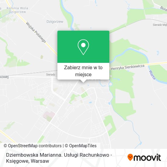 Mapa Dziembowska Marianna. Usługi Rachunkowo - Księgowe