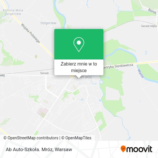 Mapa Ab Auto-Szkoła. Mróz