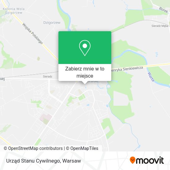 Mapa Urząd Stanu Cywilnego