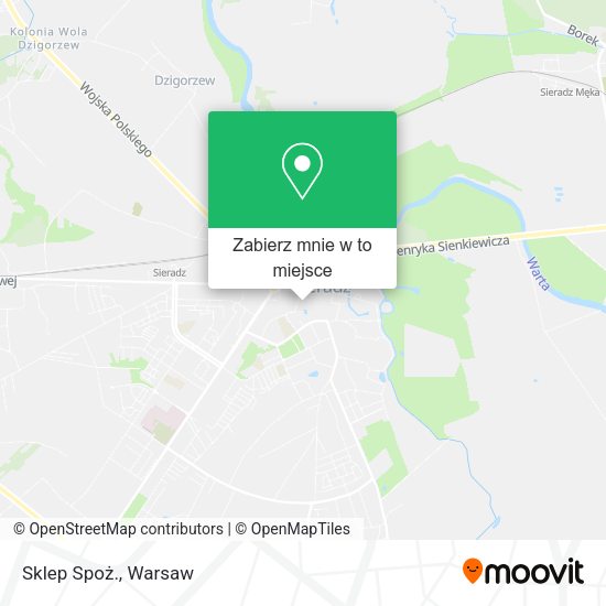 Mapa Sklep Spoż.