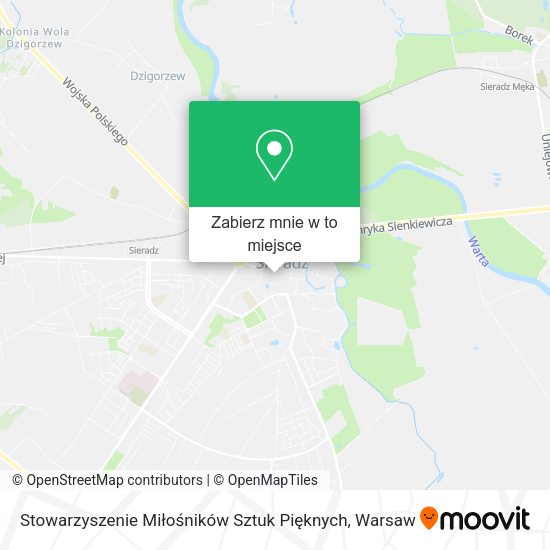 Mapa Stowarzyszenie Miłośników Sztuk Pięknych