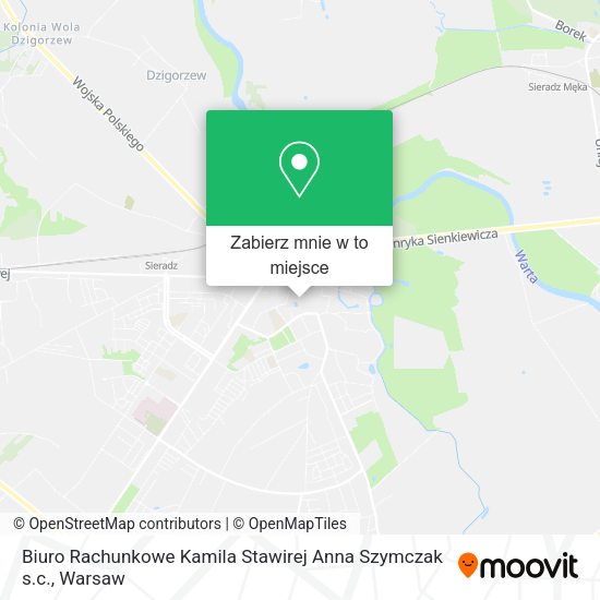 Mapa Biuro Rachunkowe Kamila Stawirej Anna Szymczak s.c.