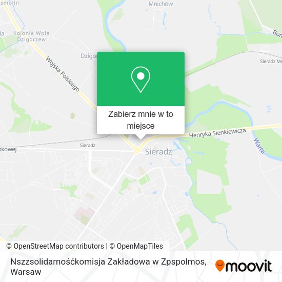 Mapa Nszzsolidarnośćkomisja Zakładowa w Zpspolmos