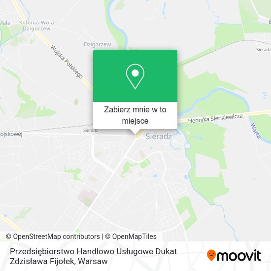 Mapa Przedsiębiorstwo Handlowo Usługowe Dukat Zdzisława Fijołek