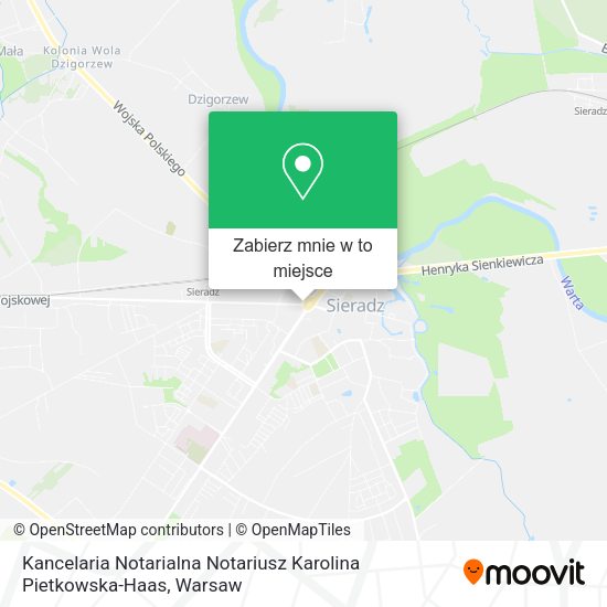 Mapa Kancelaria Notarialna Notariusz Karolina Pietkowska-Haas