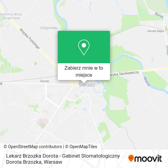 Mapa Lekarz Brzozka Dorota - Gabinet Stomatologiczny Dorota Brzozka