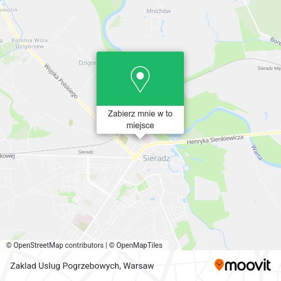 Mapa Zaklad Uslug Pogrzebowych