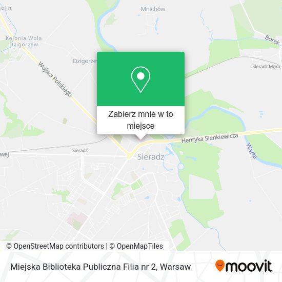 Mapa Miejska Biblioteka Publiczna Filia nr 2