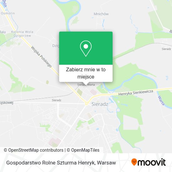 Mapa Gospodarstwo Rolne Szturma Henryk