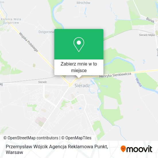 Mapa Przemysław Wójcik Agencja Reklamowa Punkt