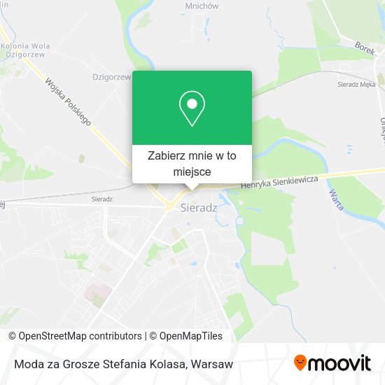 Mapa Moda za Grosze Stefania Kolasa