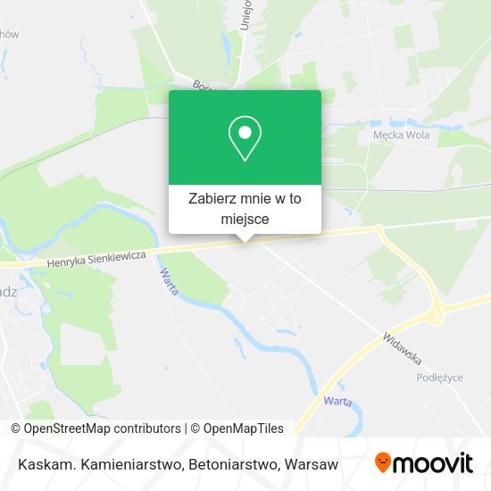 Mapa Kaskam. Kamieniarstwo, Betoniarstwo