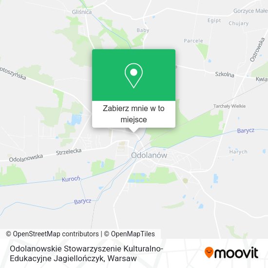 Mapa Odolanowskie Stowarzyszenie Kulturalno-Edukacyjne Jagiellończyk