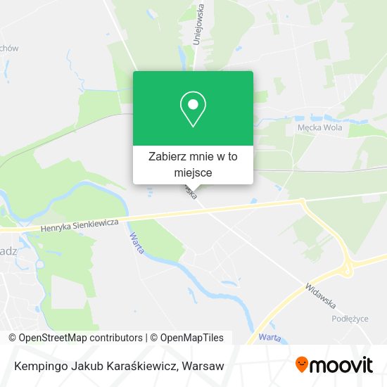 Mapa Kempingo Jakub Karaśkiewicz