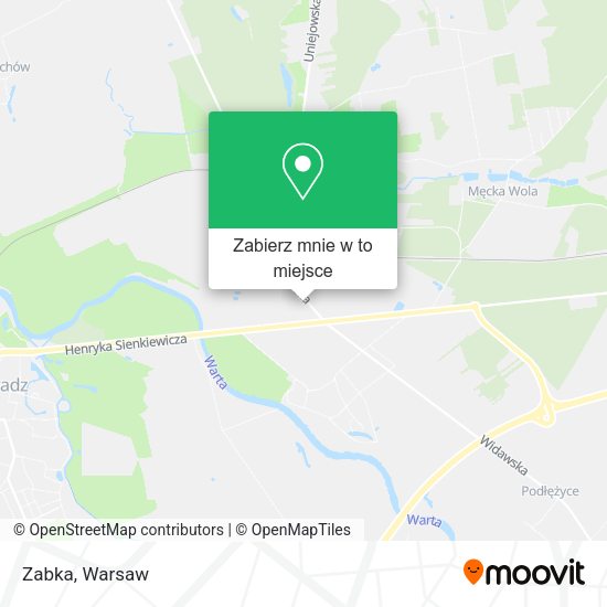 Mapa Zabka