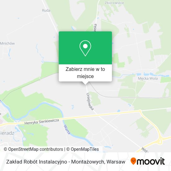 Mapa Zakład Robót Instalacyjno - Montażowych