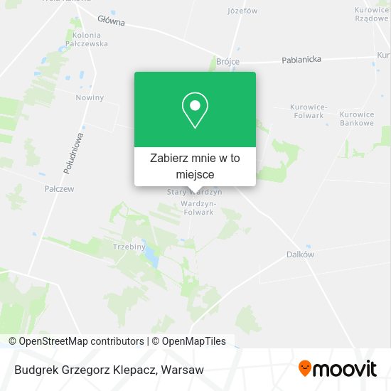 Mapa Budgrek Grzegorz Klepacz